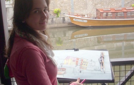 Les élèves de l'Académie Stieglitz en visite dans le Tarn en 2009